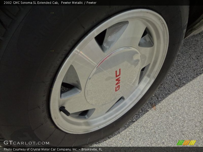 Pewter Metallic / Pewter 2002 GMC Sonoma SL Extended Cab