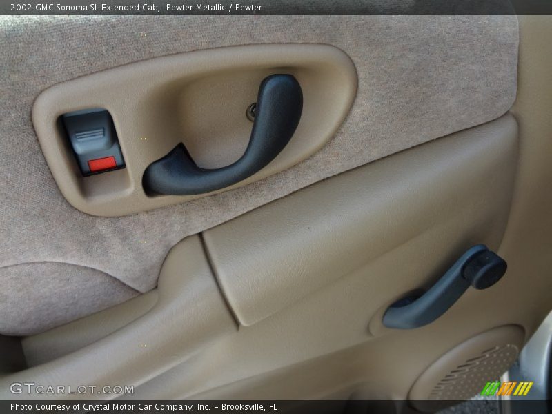 Pewter Metallic / Pewter 2002 GMC Sonoma SL Extended Cab