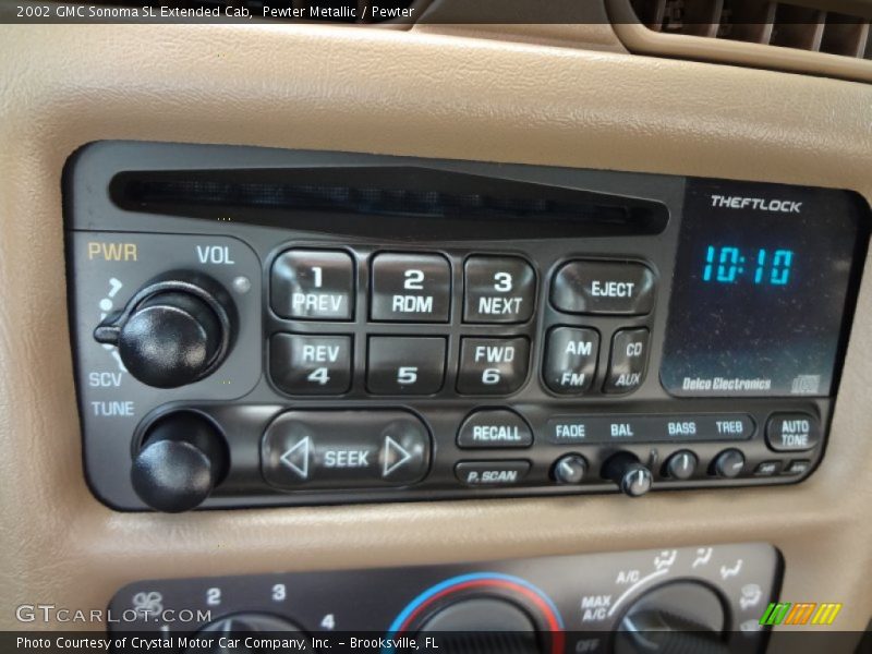 Pewter Metallic / Pewter 2002 GMC Sonoma SL Extended Cab