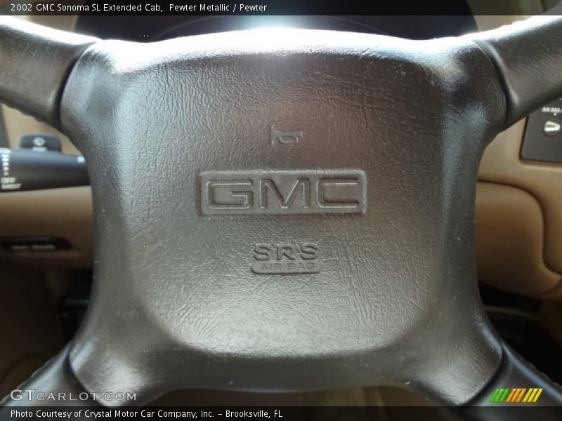 Pewter Metallic / Pewter 2002 GMC Sonoma SL Extended Cab