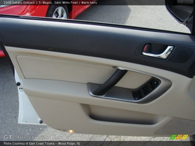 Satin White Pearl / Warm Ivory 2008 Subaru Outback 2.5i Wagon