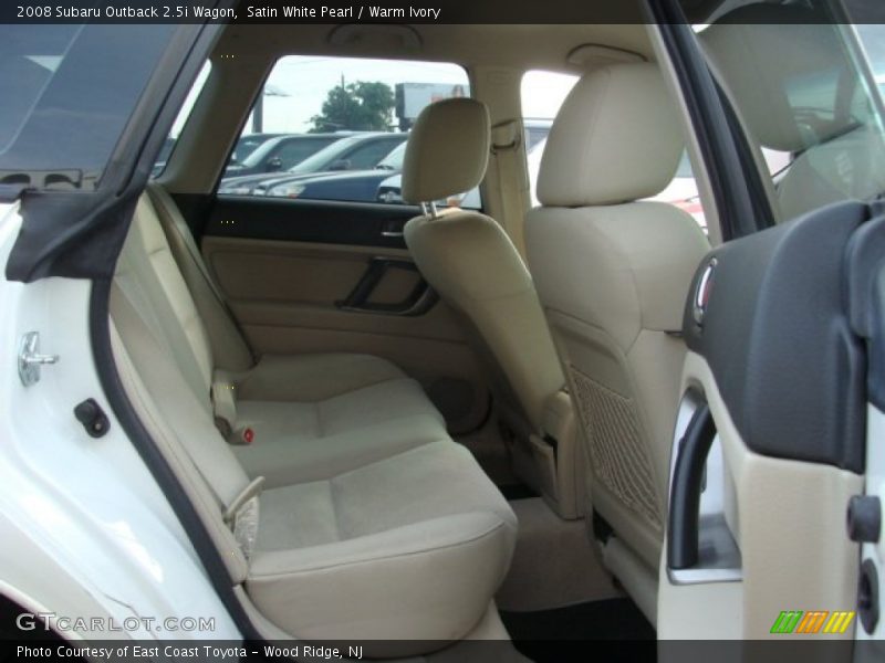 Satin White Pearl / Warm Ivory 2008 Subaru Outback 2.5i Wagon