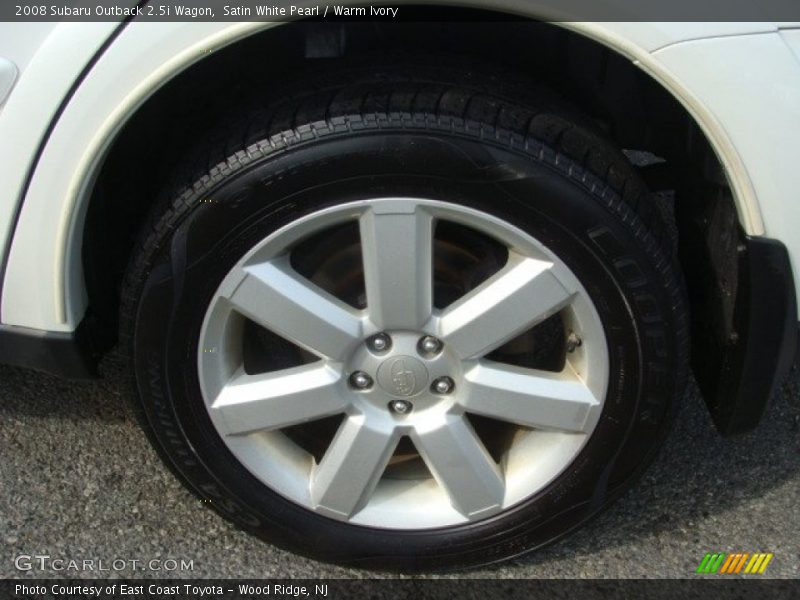 Satin White Pearl / Warm Ivory 2008 Subaru Outback 2.5i Wagon