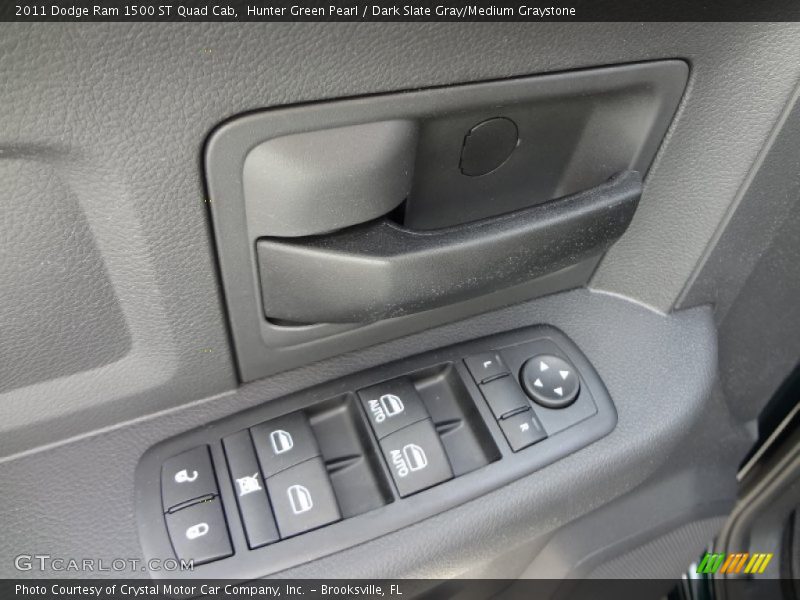 Hunter Green Pearl / Dark Slate Gray/Medium Graystone 2011 Dodge Ram 1500 ST Quad Cab