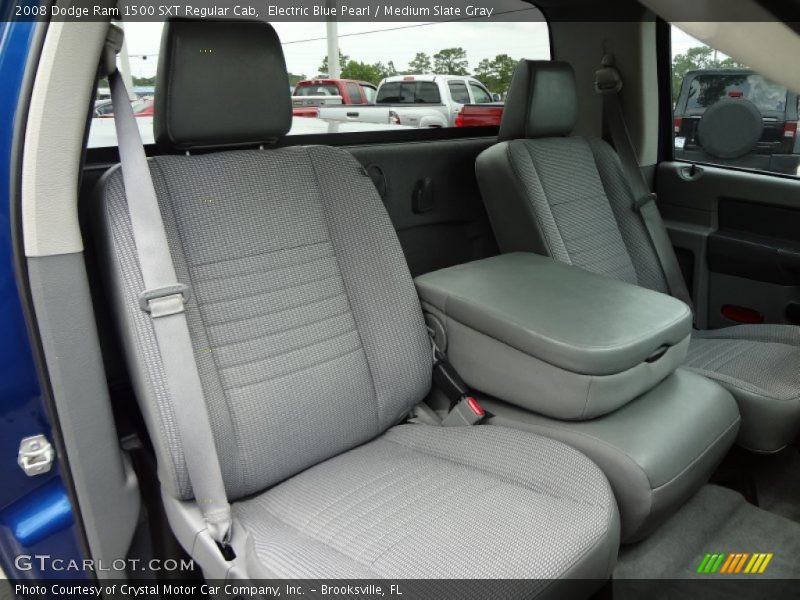 Electric Blue Pearl / Medium Slate Gray 2008 Dodge Ram 1500 SXT Regular Cab
