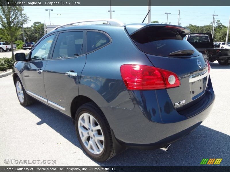 Graphite Blue / Black 2012 Nissan Rogue SL