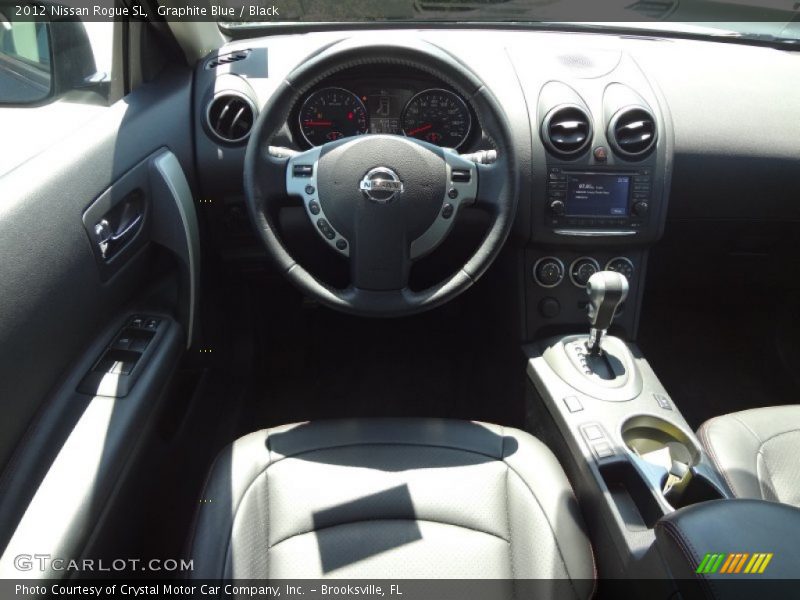Graphite Blue / Black 2012 Nissan Rogue SL