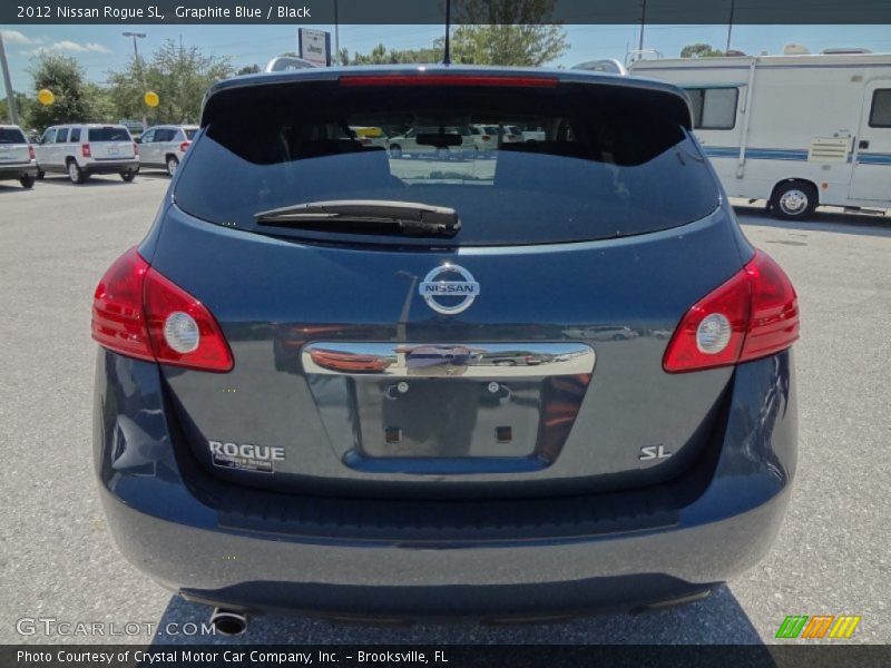 Graphite Blue / Black 2012 Nissan Rogue SL
