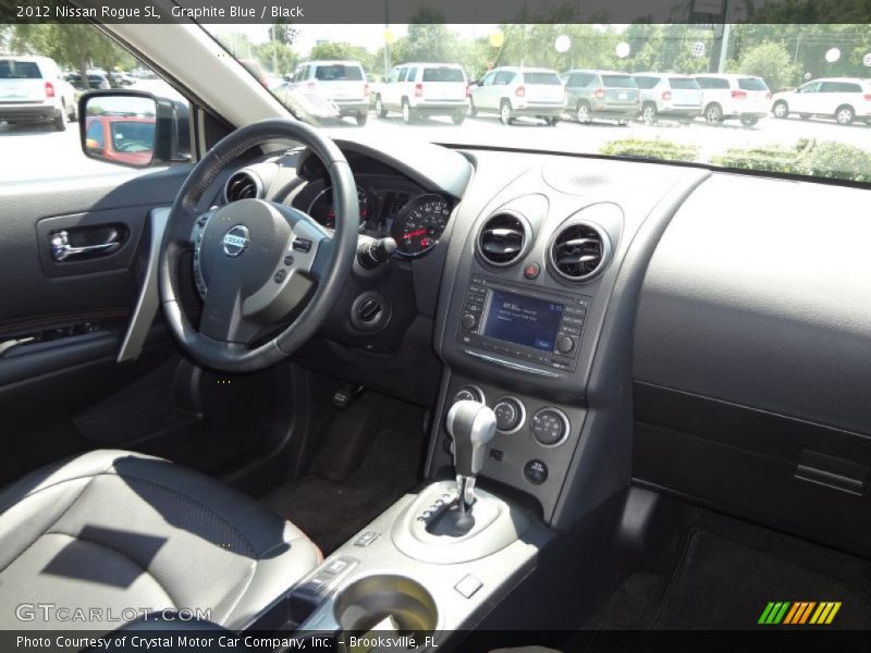 Graphite Blue / Black 2012 Nissan Rogue SL