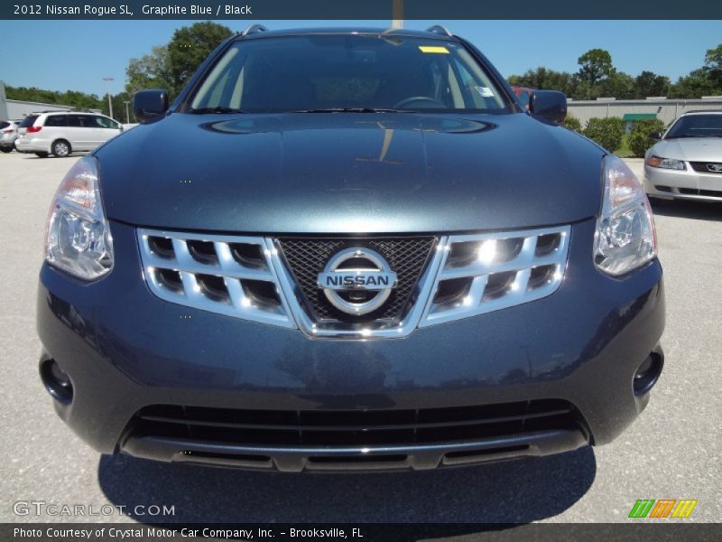 Graphite Blue / Black 2012 Nissan Rogue SL