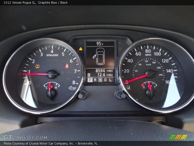 Graphite Blue / Black 2012 Nissan Rogue SL