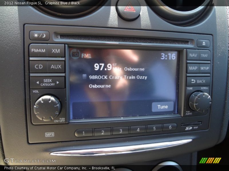 Graphite Blue / Black 2012 Nissan Rogue SL