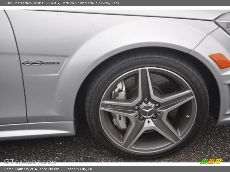 Iridium Silver Metallic / Grey/Black 2009 Mercedes-Benz C 63 AMG