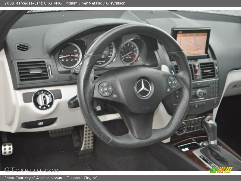 Iridium Silver Metallic / Grey/Black 2009 Mercedes-Benz C 63 AMG