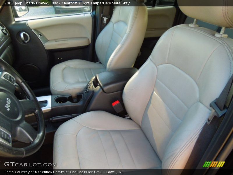 Black Clearcoat / Light Taupe/Dark Slate Gray 2003 Jeep Liberty Limited