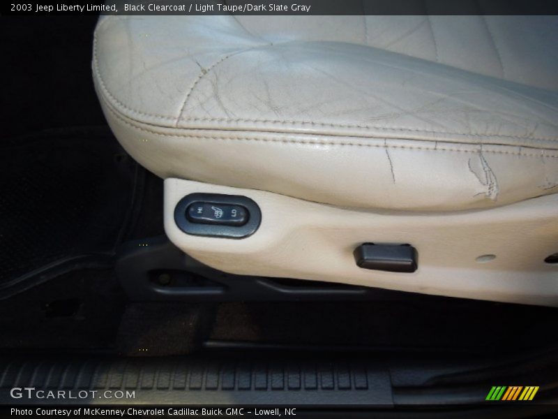 Black Clearcoat / Light Taupe/Dark Slate Gray 2003 Jeep Liberty Limited