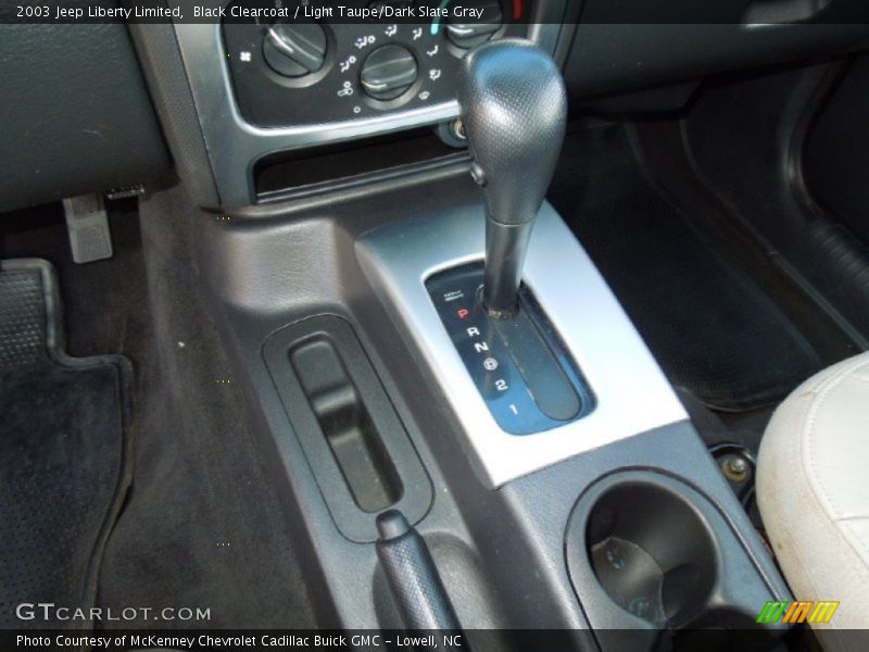 Black Clearcoat / Light Taupe/Dark Slate Gray 2003 Jeep Liberty Limited