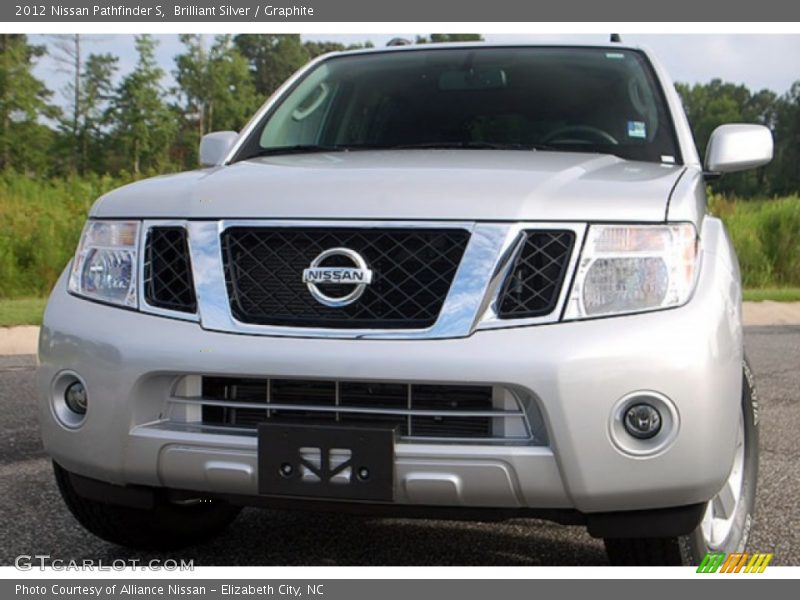 Brilliant Silver / Graphite 2012 Nissan Pathfinder S