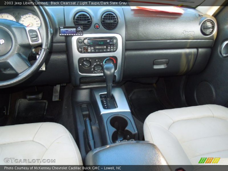 Black Clearcoat / Light Taupe/Dark Slate Gray 2003 Jeep Liberty Limited