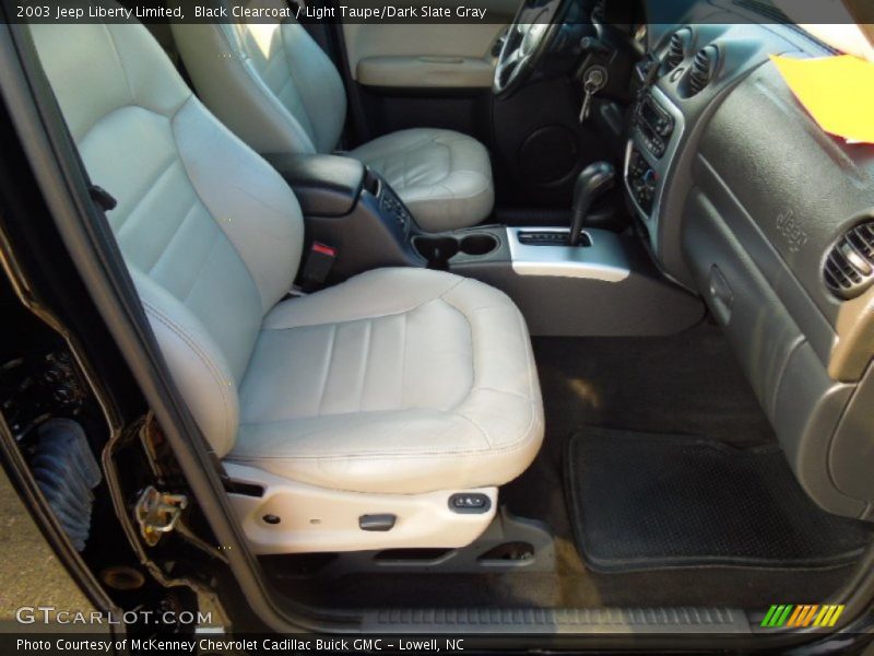 Black Clearcoat / Light Taupe/Dark Slate Gray 2003 Jeep Liberty Limited