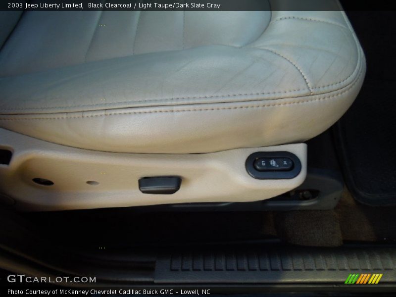 Black Clearcoat / Light Taupe/Dark Slate Gray 2003 Jeep Liberty Limited
