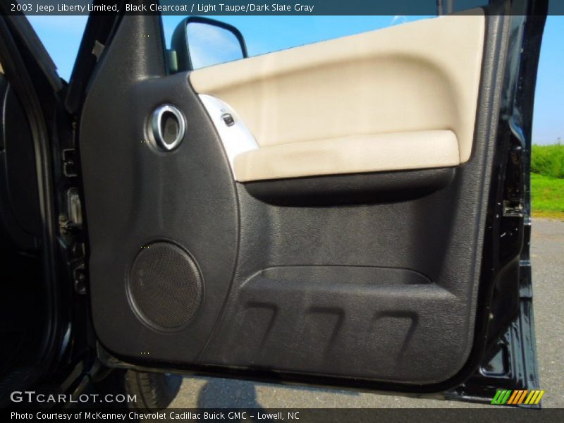 Black Clearcoat / Light Taupe/Dark Slate Gray 2003 Jeep Liberty Limited