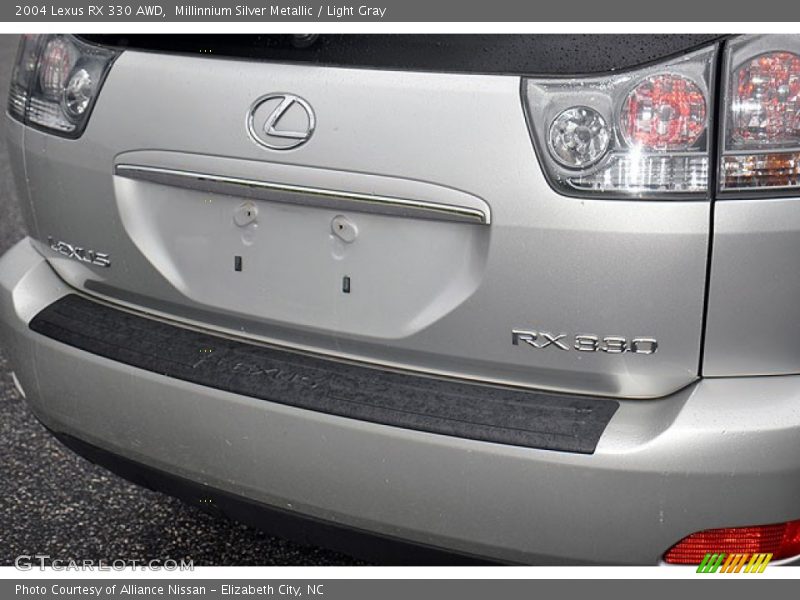 Millinnium Silver Metallic / Light Gray 2004 Lexus RX 330 AWD