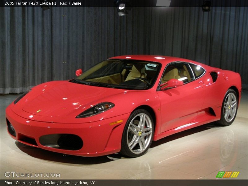 Red / Beige 2005 Ferrari F430 Coupe F1