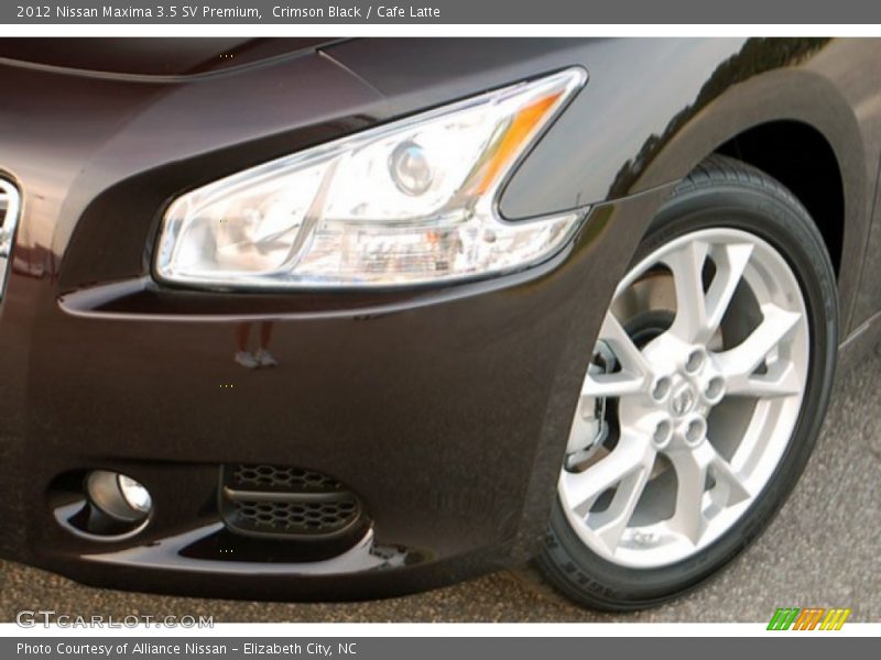 Crimson Black / Cafe Latte 2012 Nissan Maxima 3.5 SV Premium