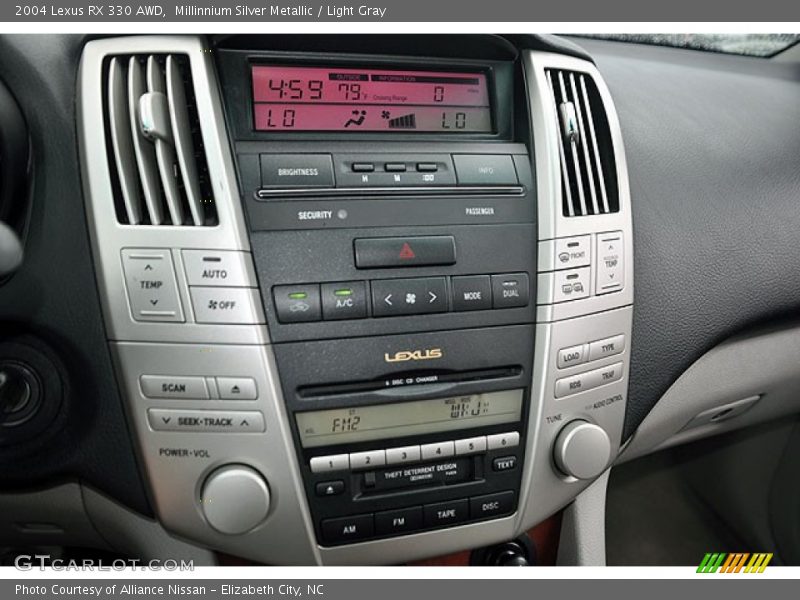 Millinnium Silver Metallic / Light Gray 2004 Lexus RX 330 AWD