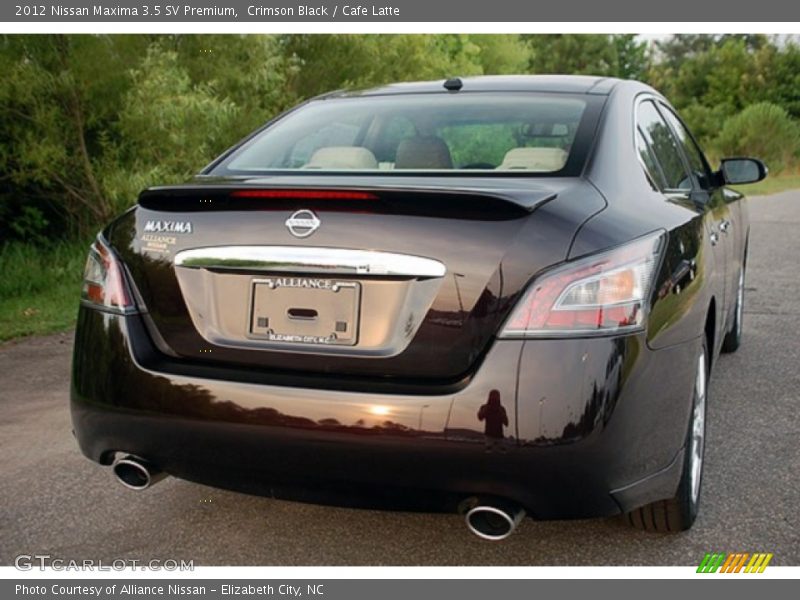 Crimson Black / Cafe Latte 2012 Nissan Maxima 3.5 SV Premium