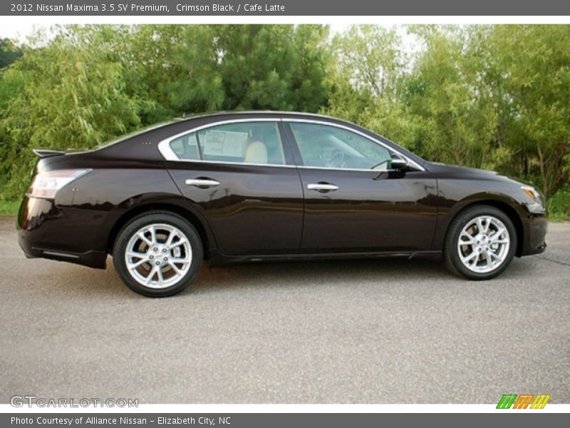 Crimson Black / Cafe Latte 2012 Nissan Maxima 3.5 SV Premium