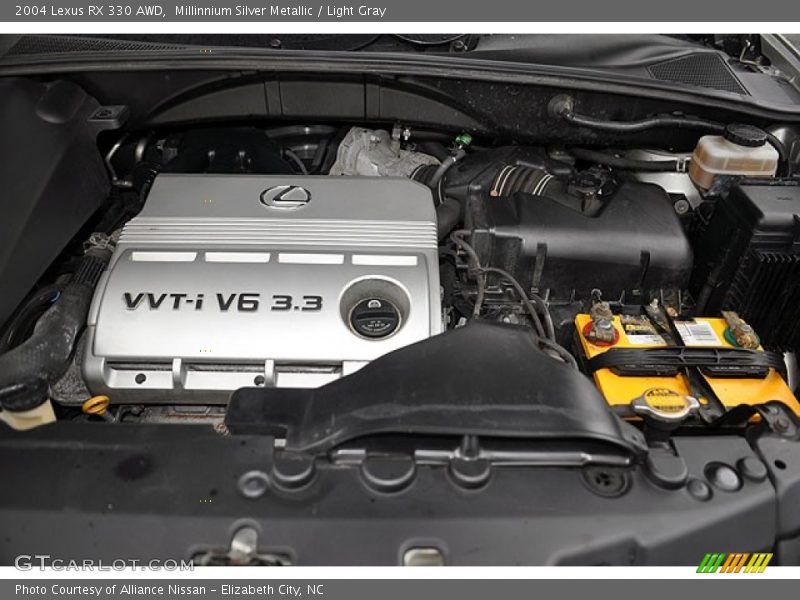Millinnium Silver Metallic / Light Gray 2004 Lexus RX 330 AWD