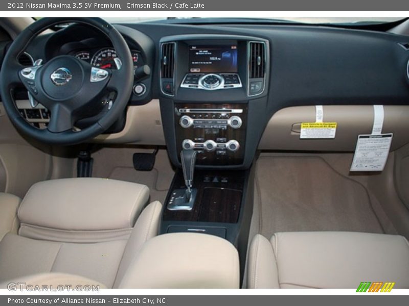 Crimson Black / Cafe Latte 2012 Nissan Maxima 3.5 SV Premium