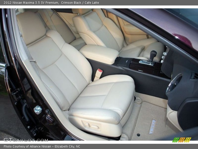 Front Seat of 2012 Maxima 3.5 SV Premium
