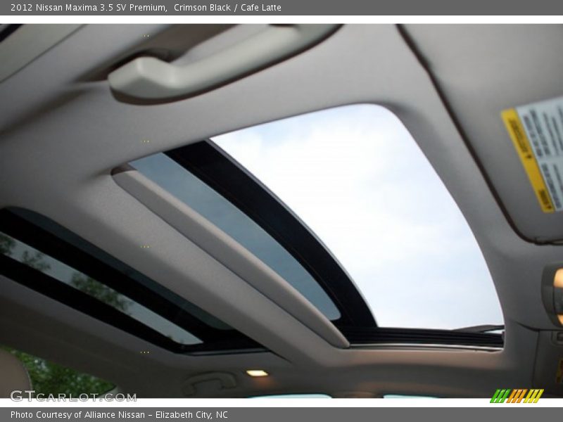 Crimson Black / Cafe Latte 2012 Nissan Maxima 3.5 SV Premium