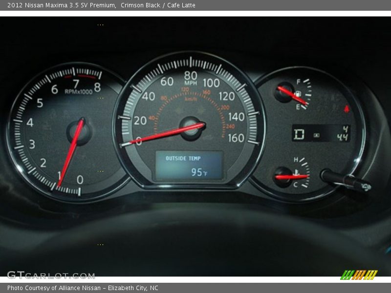  2012 Maxima 3.5 SV Premium 3.5 SV Premium Gauges