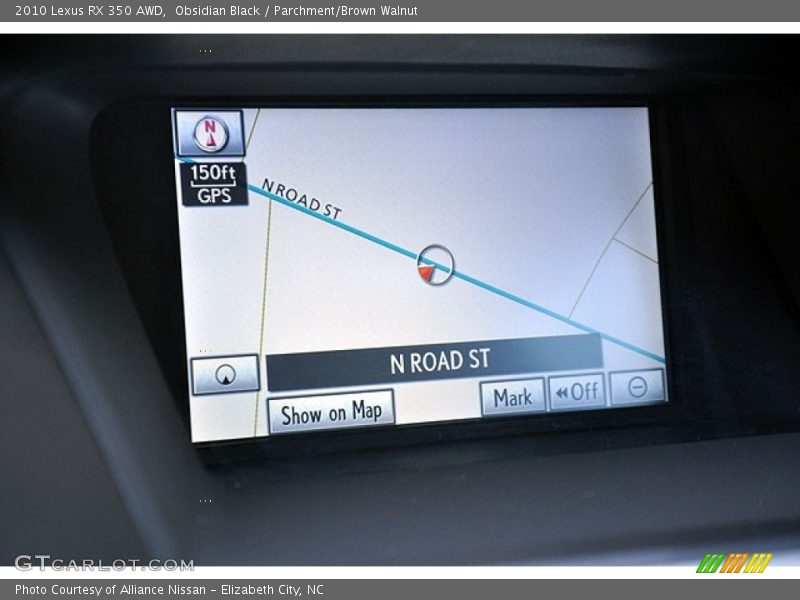 Obsidian Black / Parchment/Brown Walnut 2010 Lexus RX 350 AWD