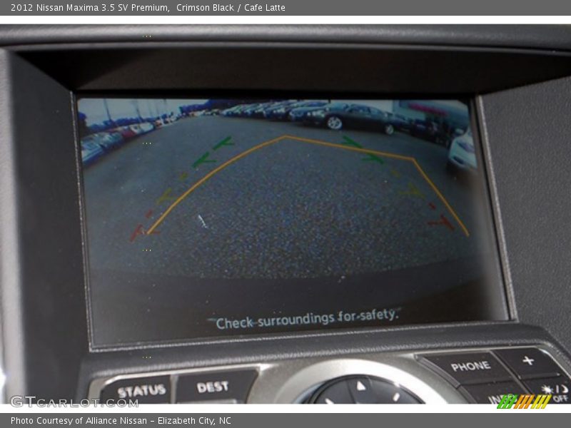 Crimson Black / Cafe Latte 2012 Nissan Maxima 3.5 SV Premium