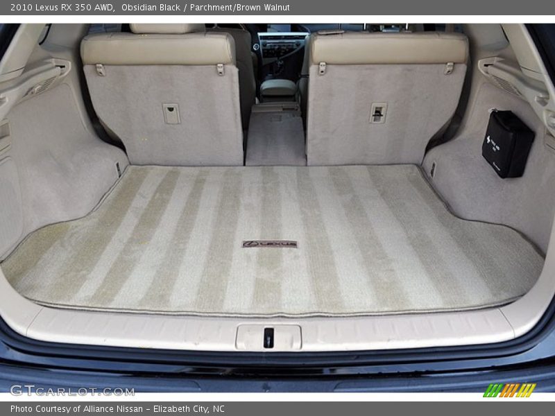  2010 RX 350 AWD Trunk