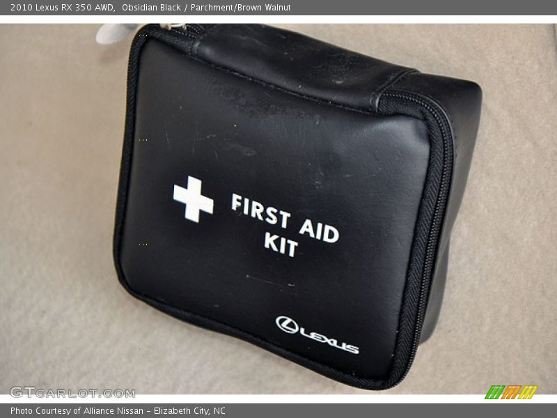 Obsidian Black / Parchment/Brown Walnut 2010 Lexus RX 350 AWD