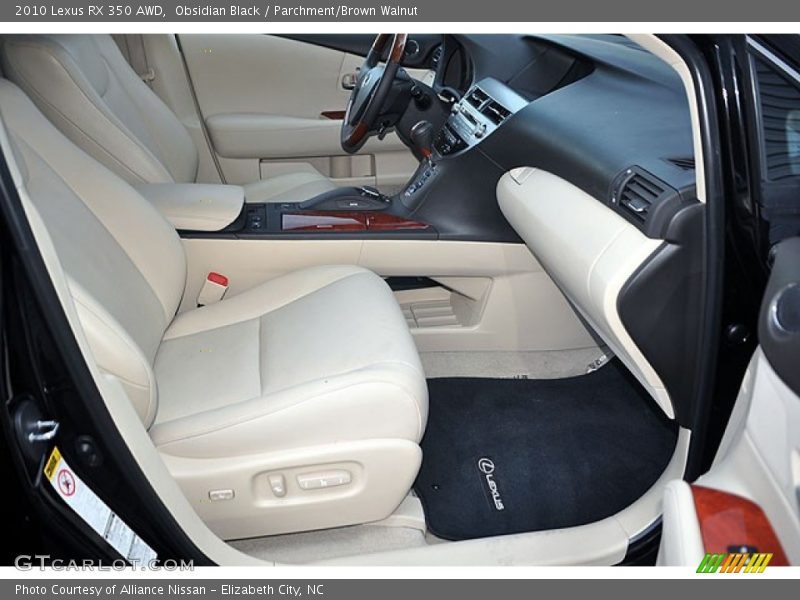 Obsidian Black / Parchment/Brown Walnut 2010 Lexus RX 350 AWD