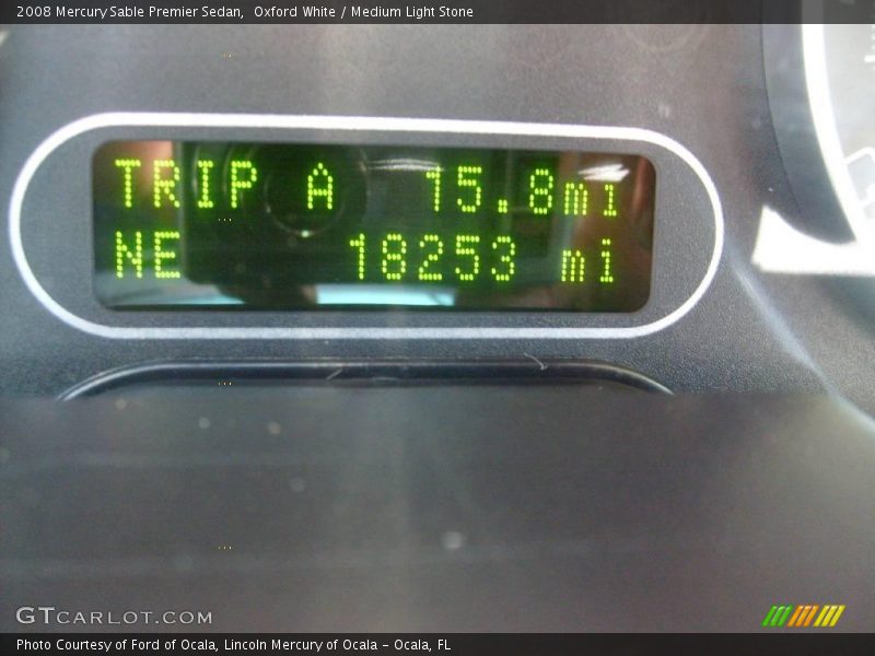 Oxford White / Medium Light Stone 2008 Mercury Sable Premier Sedan