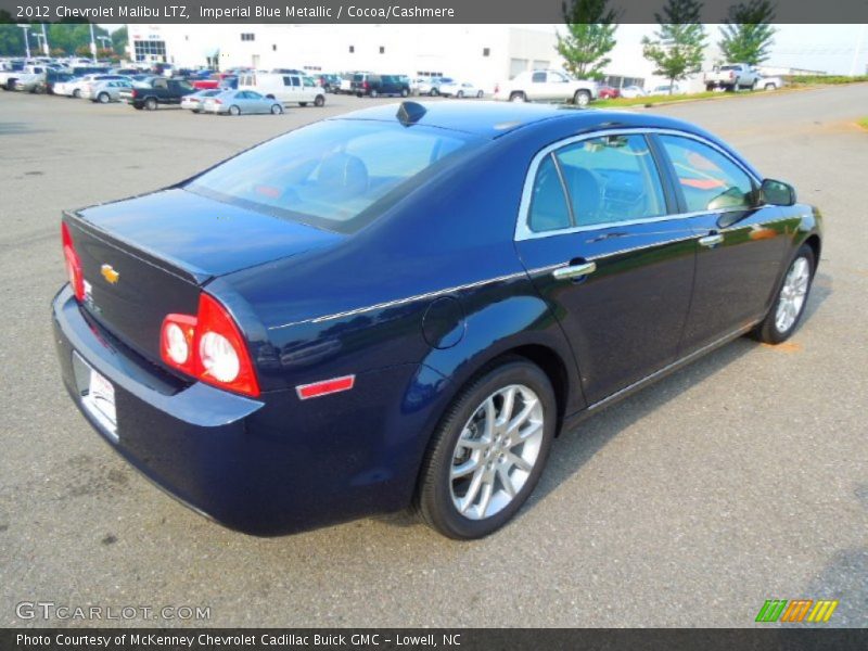 Imperial Blue Metallic / Cocoa/Cashmere 2012 Chevrolet Malibu LTZ