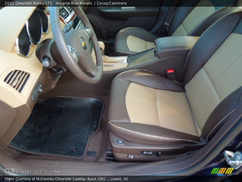 Imperial Blue Metallic / Cocoa/Cashmere 2012 Chevrolet Malibu LTZ