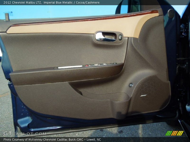 Imperial Blue Metallic / Cocoa/Cashmere 2012 Chevrolet Malibu LTZ
