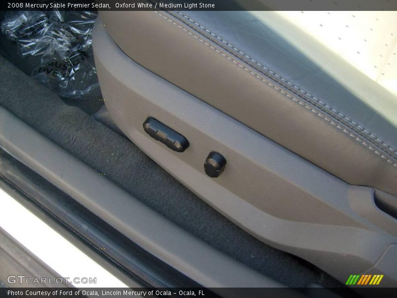 Oxford White / Medium Light Stone 2008 Mercury Sable Premier Sedan