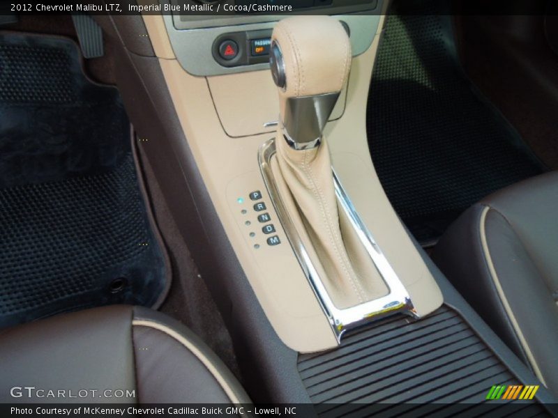 Imperial Blue Metallic / Cocoa/Cashmere 2012 Chevrolet Malibu LTZ