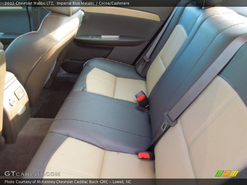 Imperial Blue Metallic / Cocoa/Cashmere 2012 Chevrolet Malibu LTZ