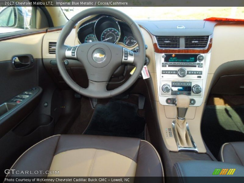 Imperial Blue Metallic / Cocoa/Cashmere 2012 Chevrolet Malibu LTZ